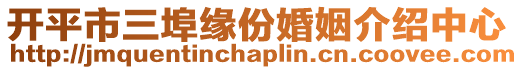 開平市三埠緣份婚姻介紹中心
