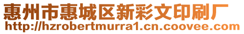 惠州市惠城區(qū)新彩文印刷廠