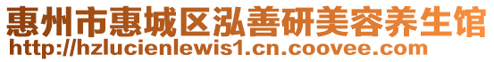 惠州市惠城區泓善研美容養生館