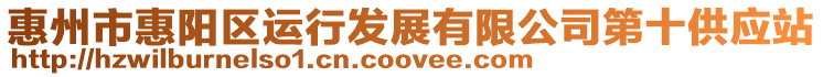 惠州市惠陽區運行發展有限公司第十供應站