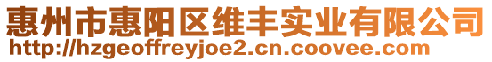惠州市惠陽區維豐實業有限公司