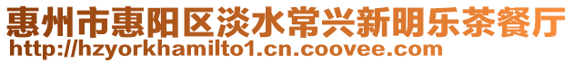 惠州市惠陽區(qū)淡水常興新明樂茶餐廳