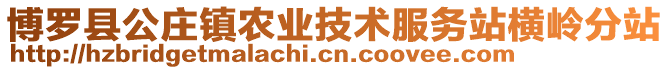博羅縣公莊鎮農業技術服務站橫嶺分站