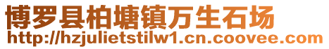 博羅縣柏塘鎮(zhèn)萬生石場