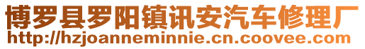 博羅縣羅陽鎮訊安汽車修理廠