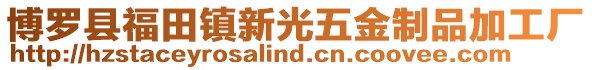 博羅縣福田鎮新光五金制品加工廠