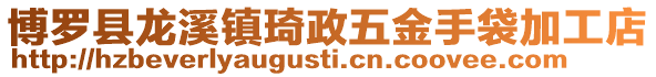 博羅縣龍溪鎮琦政五金手袋加工店