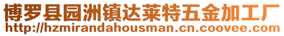 博羅縣園洲鎮達萊特五金加工廠