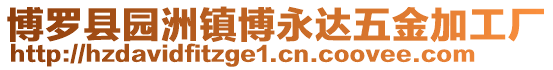 博羅縣園洲鎮(zhèn)博永達(dá)五金加工廠