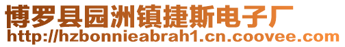 博羅縣園洲鎮(zhèn)捷斯電子廠