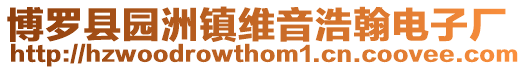 博羅縣園洲鎮維音浩翰電子廠