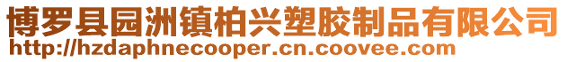 博羅縣園洲鎮柏興塑膠制品有限公司