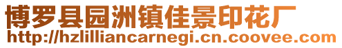 博羅縣園洲鎮佳景印花廠