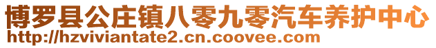 博羅縣公莊鎮(zhèn)八零九零汽車養(yǎng)護中心