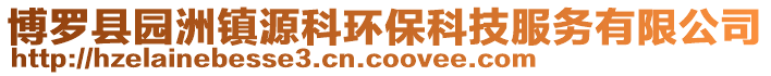 博羅縣園洲鎮源科環保科技服務有限公司