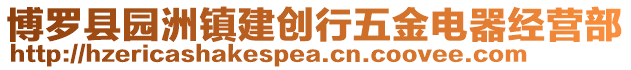 博羅縣園洲鎮建創行五金電器經營部