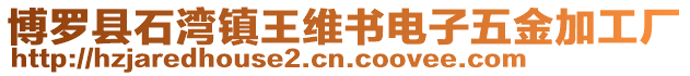 博羅縣石灣鎮(zhèn)王維書電子五金加工廠