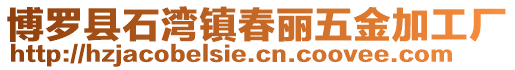 博羅縣石灣鎮春麗五金加工廠