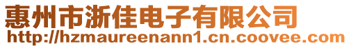惠州市浙佳電子有限公司