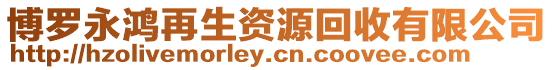 博羅永鴻再生資源回收有限公司