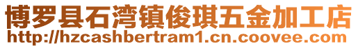 博羅縣石灣鎮俊琪五金加工店