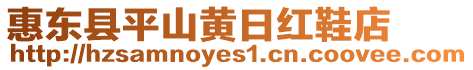 惠東縣平山黃日紅鞋店