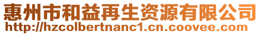 惠州市和益再生資源有限公司