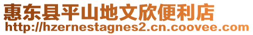 惠東縣平山地文欣便利店