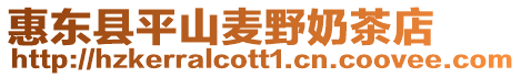 惠東縣平山麥野奶茶店