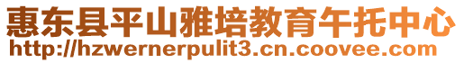 惠東縣平山雅培教育午托中心
