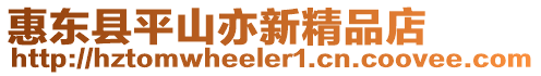 惠東縣平山亦新精品店