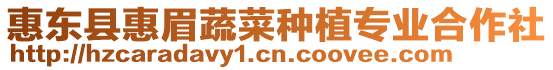 惠東縣惠眉蔬菜種植專業(yè)合作社