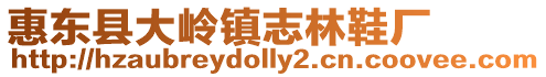 惠東縣大嶺鎮(zhèn)志林鞋廠