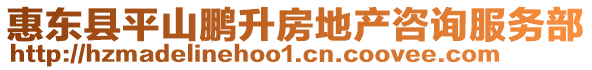 惠東縣平山鵬升房地產(chǎn)咨詢服務(wù)部