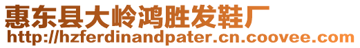 惠東縣大嶺鴻勝發鞋廠