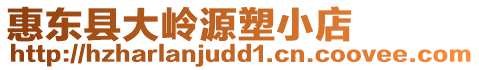 惠東縣大嶺源塑小店