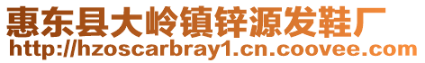 惠東縣大嶺鎮(zhèn)鋅源發(fā)鞋廠