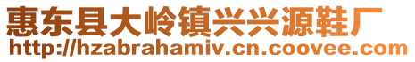 惠東縣大嶺鎮興興源鞋廠