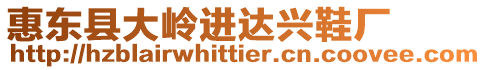 惠東縣大嶺進達興鞋廠