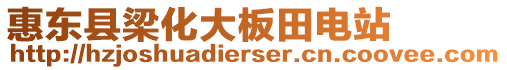 惠東縣梁化大板田電站