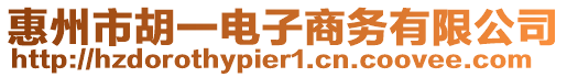 惠州市胡一電子商務(wù)有限公司
