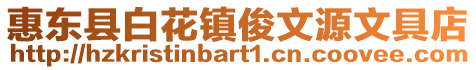 惠東縣白花鎮俊文源文具店