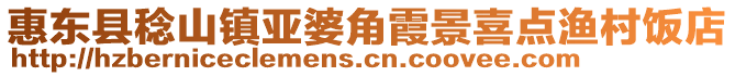 惠東縣稔山鎮亞婆角霞景喜點漁村飯店