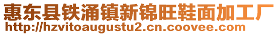 惠東縣鐵涌鎮新錦旺鞋面加工廠