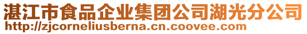 湛江市食品企業(yè)集團(tuán)公司湖光分公司