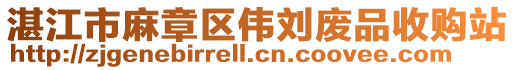 湛江市麻章區(qū)偉劉廢品收購站