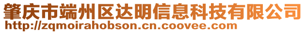 肇慶市端州區(qū)達(dá)明信息科技有限公司