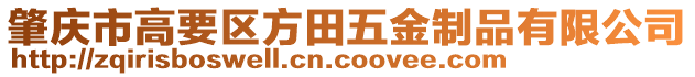 肇慶市高要區(qū)方田五金制品有限公司