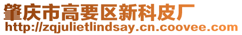 肇慶市高要區新科皮廠