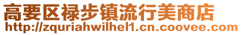 高要區(qū)祿步鎮(zhèn)流行美商店